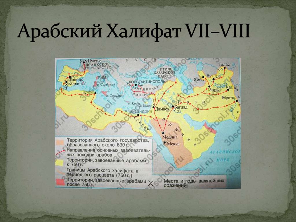 Арабский Халифат VII–VIII