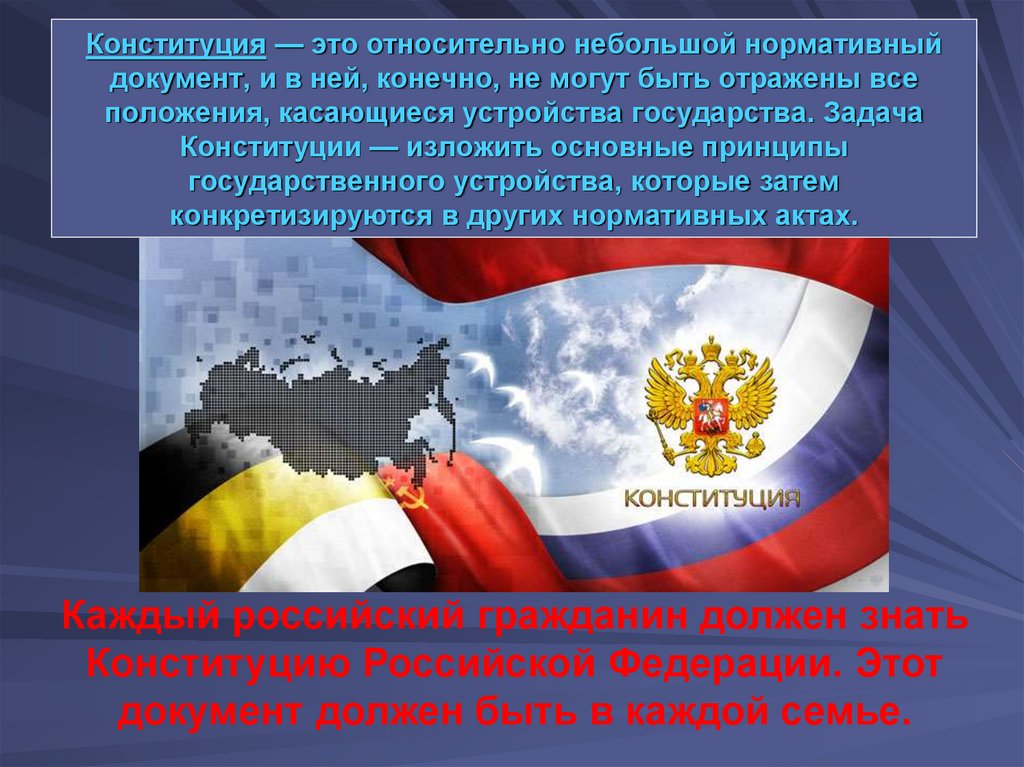 Государственное устройство презентация. Задачи Конституции. РФ для презентации. Задачи Конституции Российской Федерации. Задачи государства по Конституции.