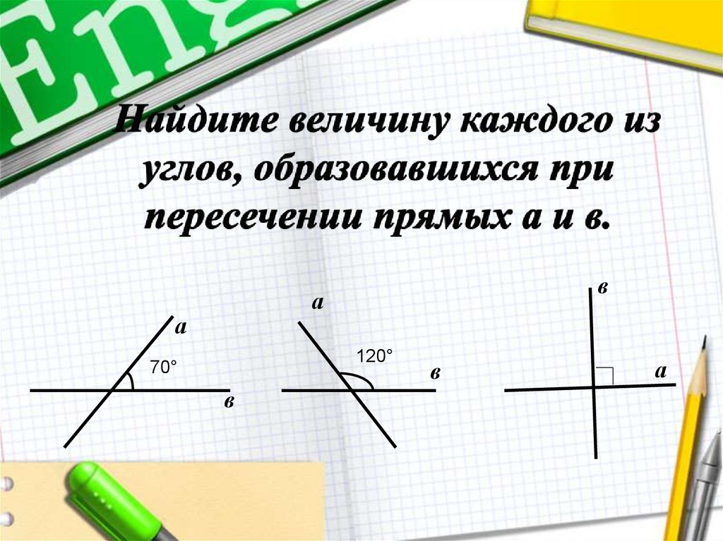 Прямые пересекающиеся под прямым углом. Найдите величину угла. Как найти величину каждого угла. Найдите величины всех углов образовавшихся при пересечении прямых. Как узнать величину каждого угла.