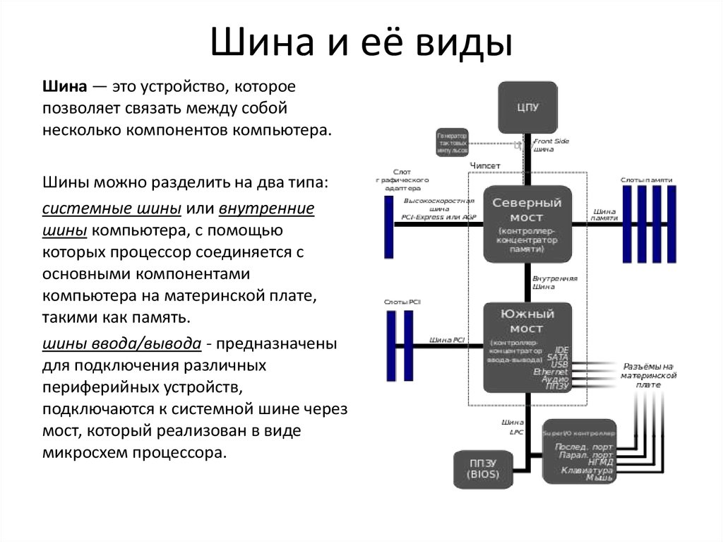 Шина данных компьютера. Типы системных шин. Системные шины ПК виды. Архитектура шины. Архитектура шин ПК.