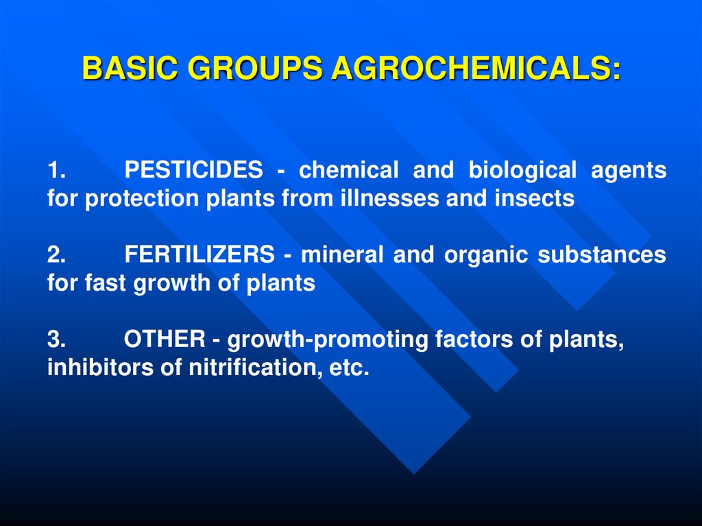 BASIC GROUPS AGROCHEMICALS: