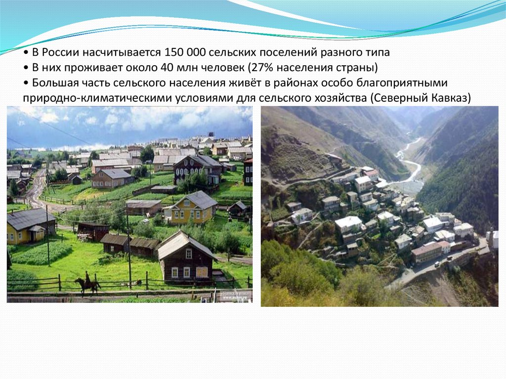 Виды сельских поселений презентация - 81 фото