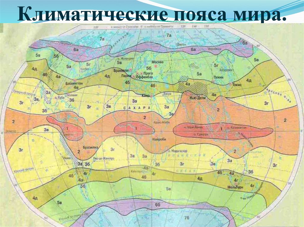 В каком поясе расположена большая часть евразии. Границы климатических поясов на карте. Климатические пояса земли карта.