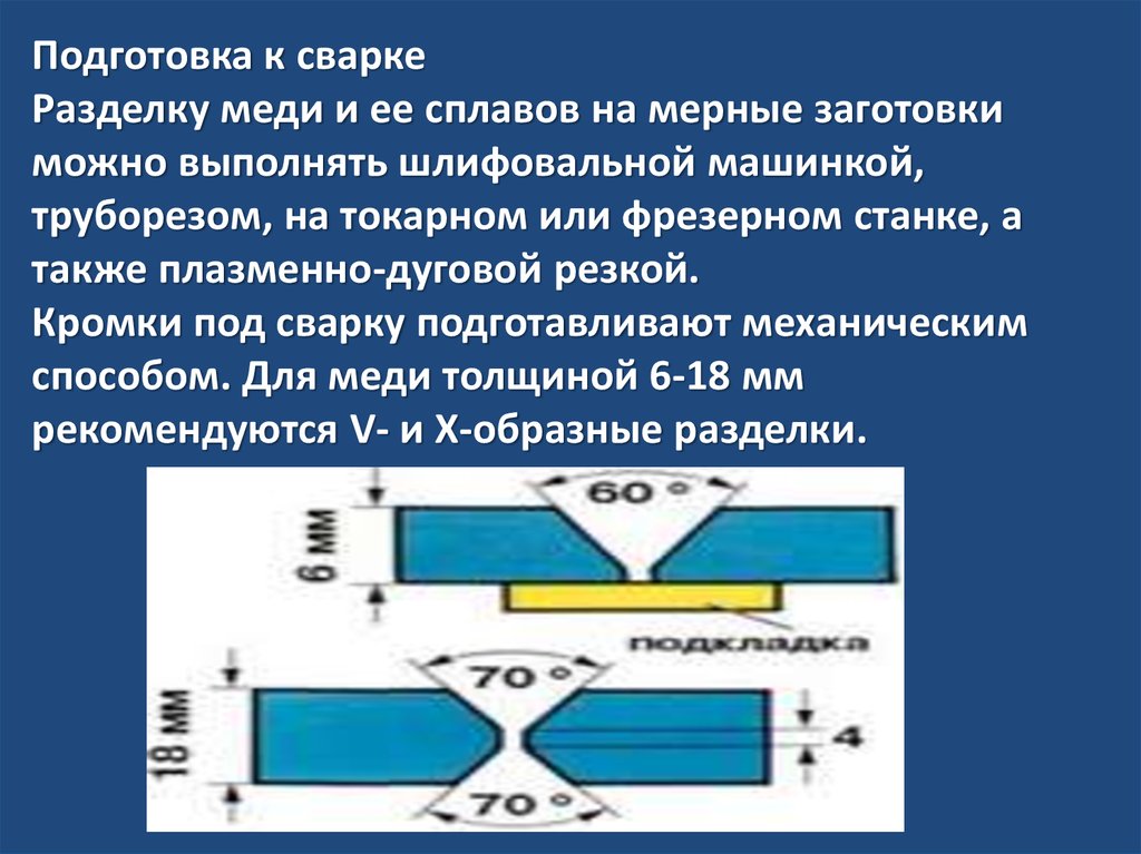 Подготовка металла. Ручная дуговая сварка меди. Дуговая сварка меди и ее сплавов. Технология сварки меди и ее сплавов. Сварка заготовок из меди и её сплавов.