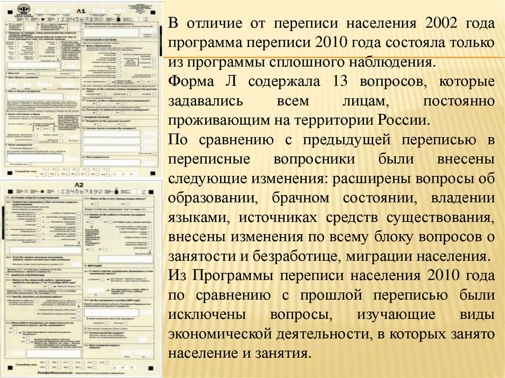 Всероссийская перепись населения в каких годах. Программа переписи населения 2002 года. Переписной лист переписи населения 2010 года. План переписи населения. Бланки переписи населения 2010 года.