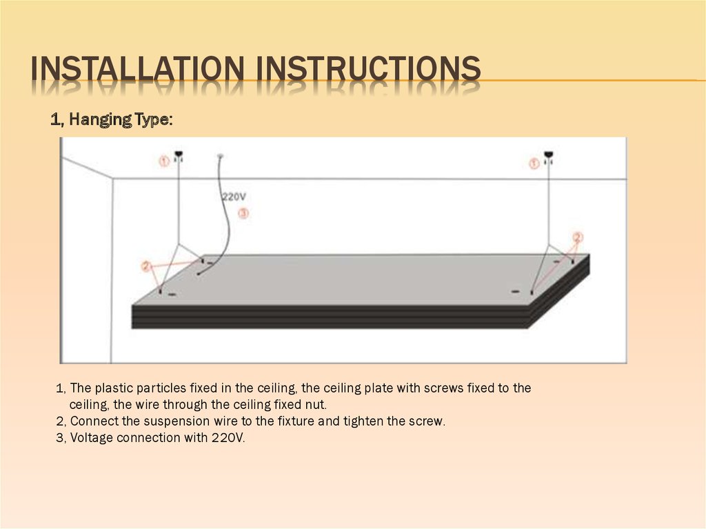 Hanging Lights From Jiexin Online Presentation