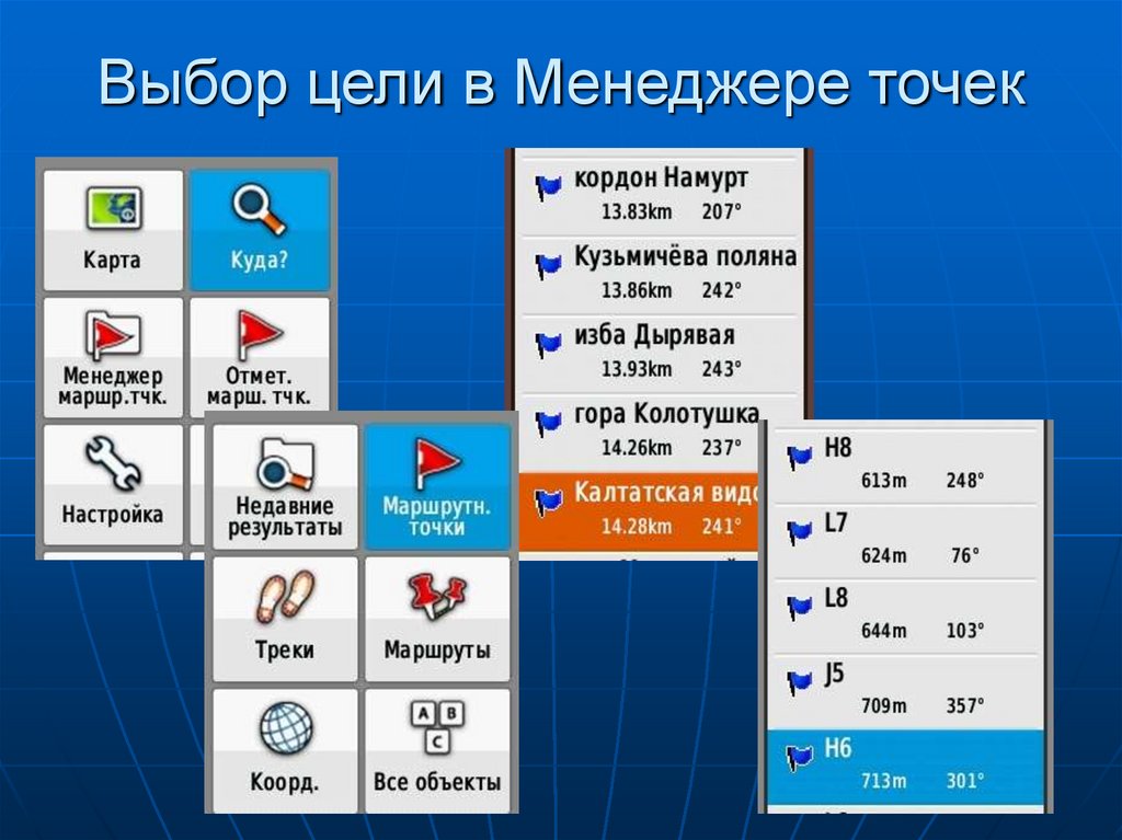 Урок выборы цели. Выбор цели.