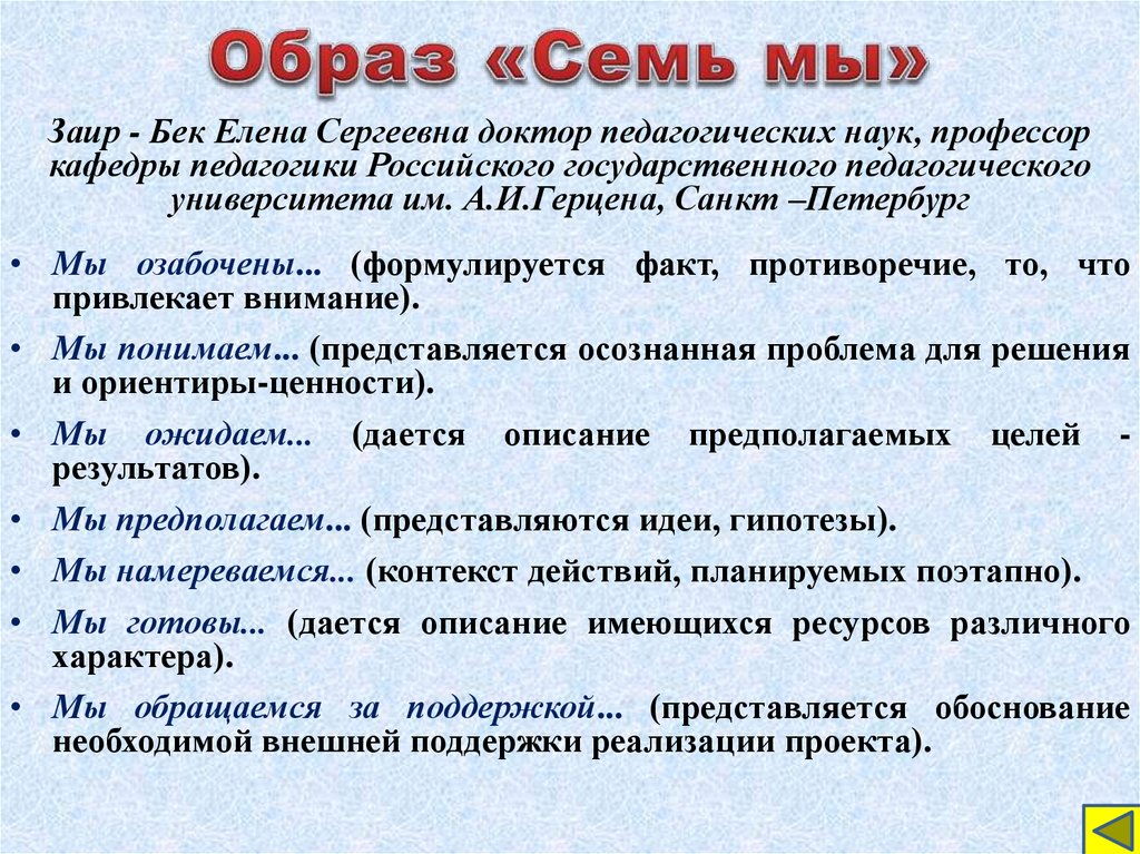 Семь образов