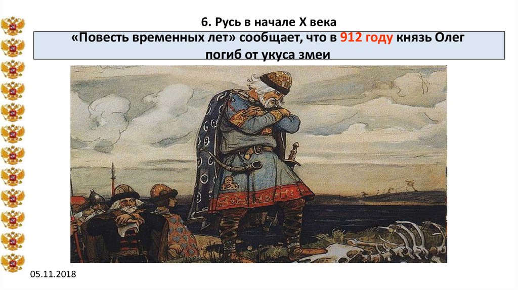 Повесть временных лет о князе олеге. Русь 10 век. История 10 века Руси. Киевская Русь в 912 году. Урок истории 6 класс Русь 9 века.