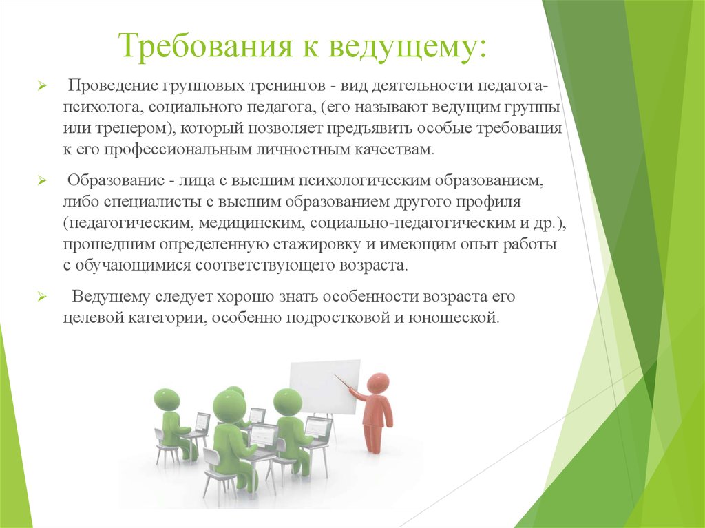 Другой требование. Требования к ведущему. Требования к ведущему тренинга. Требования к ведущему мероприятия. Требования к ведущему тренинговой группы.