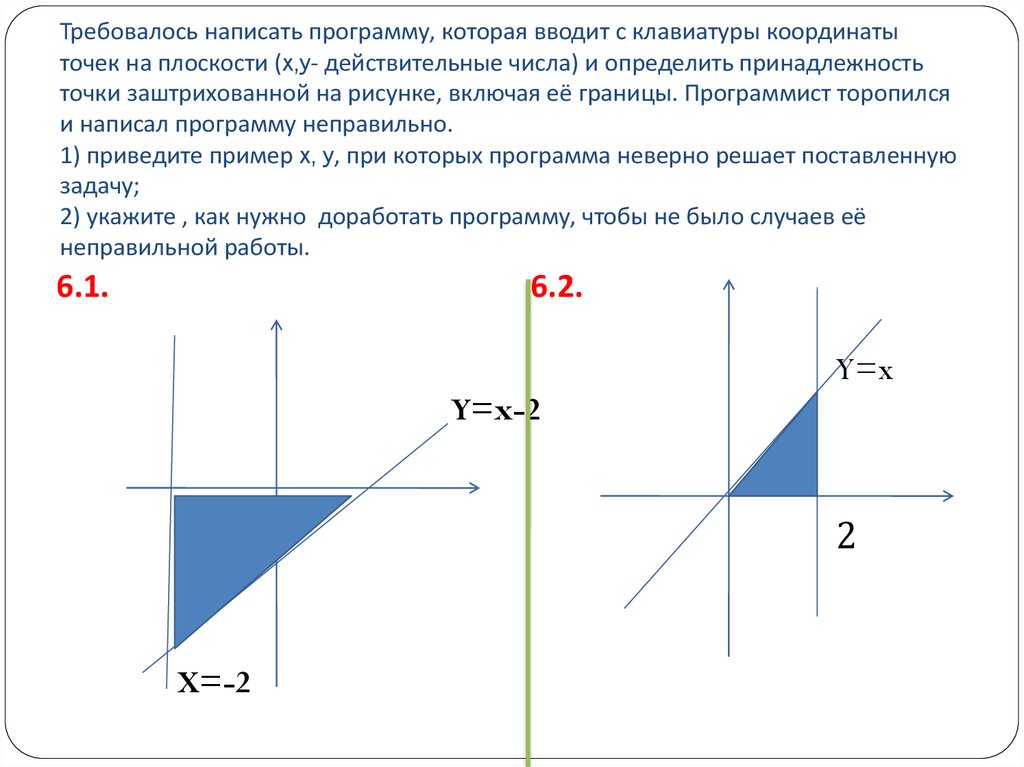 Напишите программу которая вводит