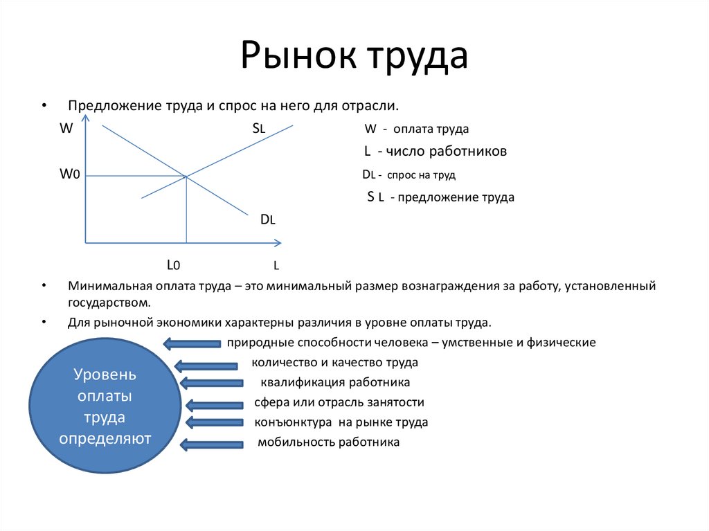 Спрос на труд и предложение труда