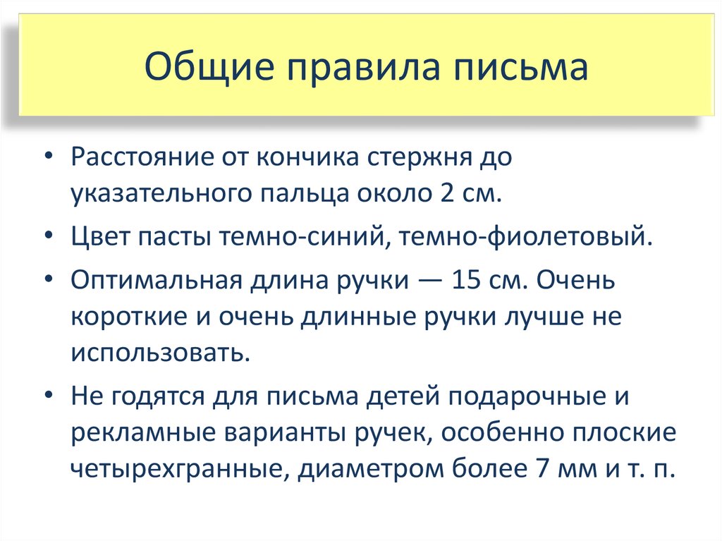 Образование письма. Гигиенические нормы письма. Правила письма. Гигиенических правил письма.. Основные правила письма.