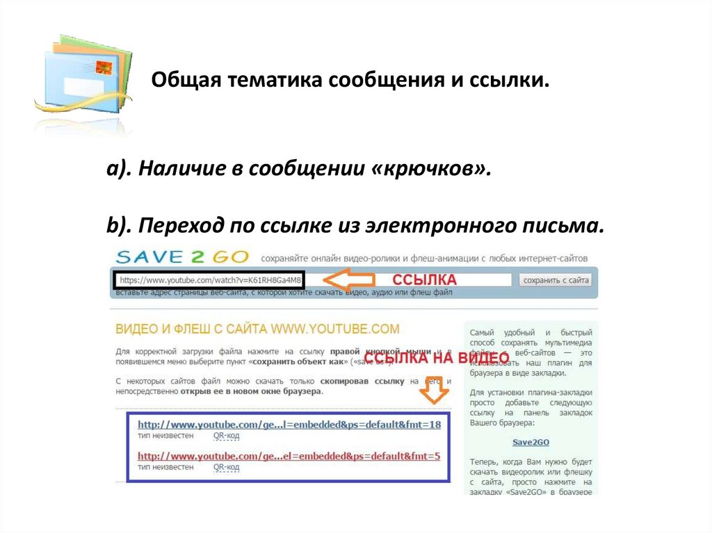 Перечислите порядок действий для связи текста презентации гиперссылкой с электронной почтой