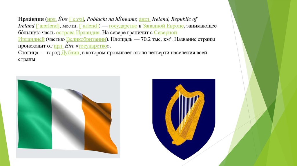 Диалог ирл что такое. Eire Страна. Эйре Ирландия. "Eire_Eire". Герб Ирландии на черном фоне.