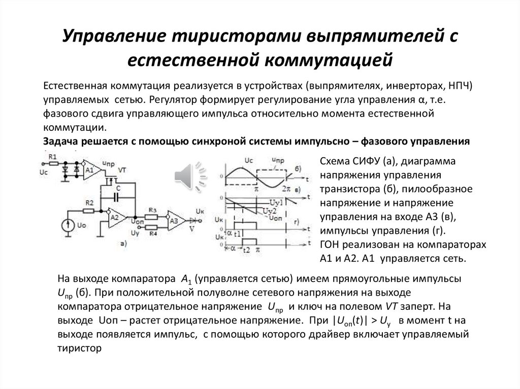 Управляющий выпрямитель. Схема трансформаторного управления последовательных тиристоров. Тиристор запираемый схема включения. Управляемый выпрямитель на тиристорах с искусственной коммутации. Тиристорный ключ переменного тока схема.