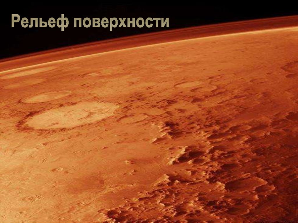 Рельеф поверхности