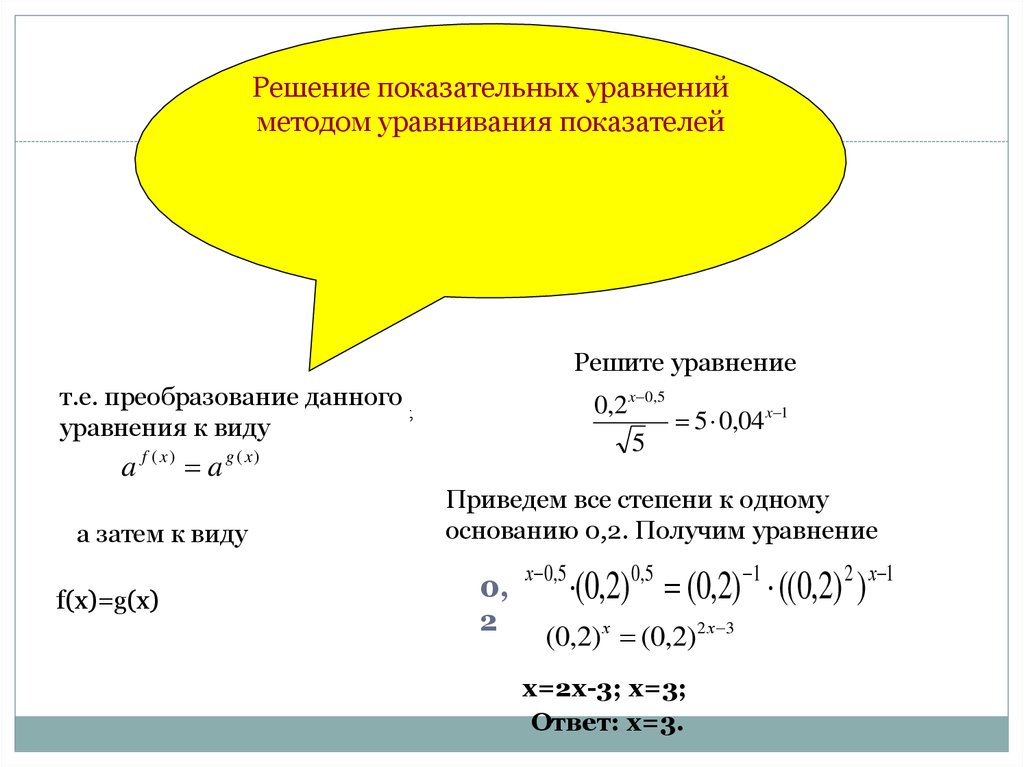 Показательные уравнения и неравенства. Метод уравнивания показателей решения показательных уравнений. Показательные уравнения метод уравнивания показателей. Показательные уравнения 11 класс. Решение показательных уравнений методом уравнивания оснований.