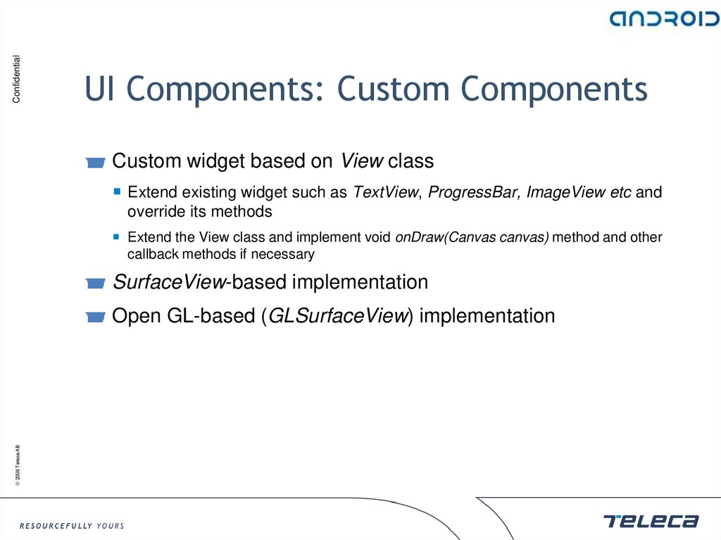 UI Components: Custom Components