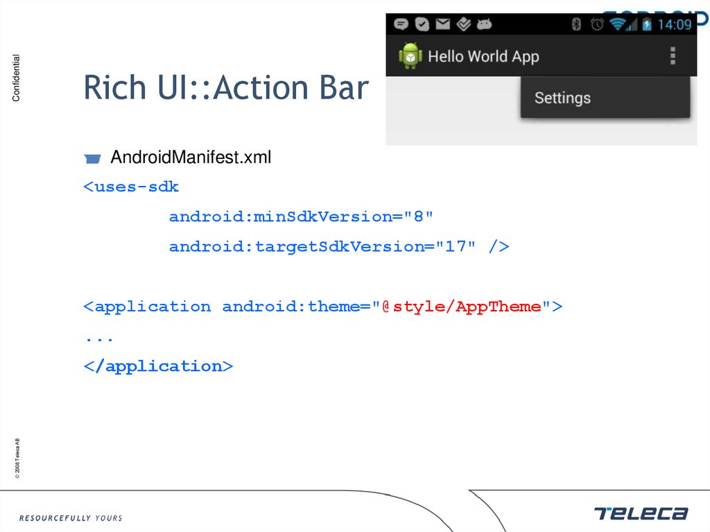 Rich UI::Action Bar