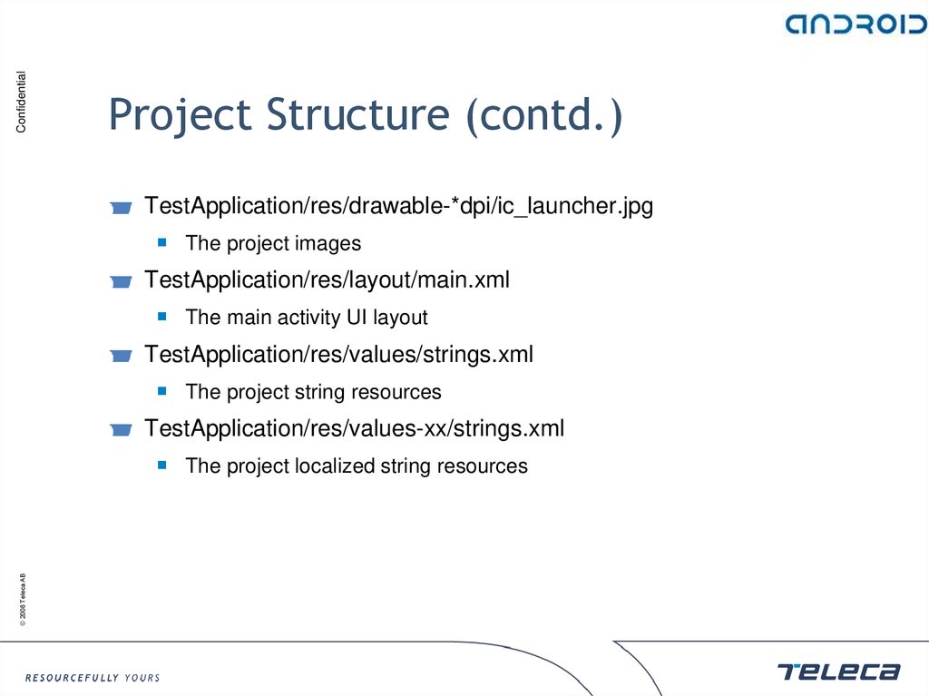 Project Structure (contd.)