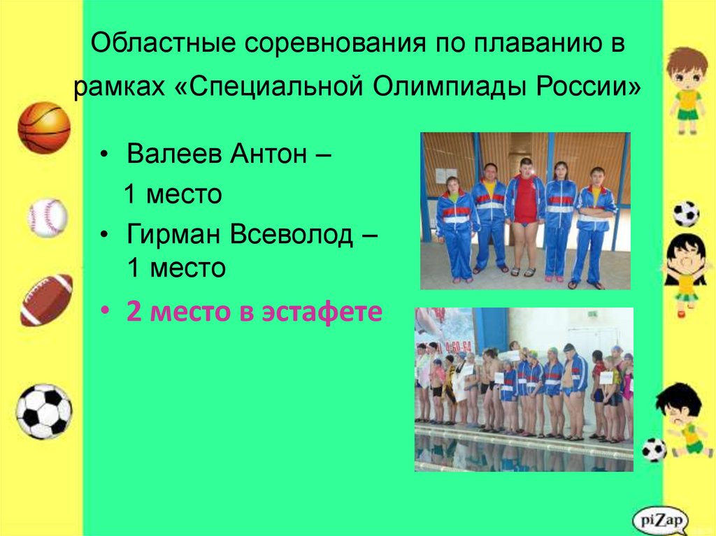 Областные соревнования по плаванию в рамках «Специальной Олимпиады России»