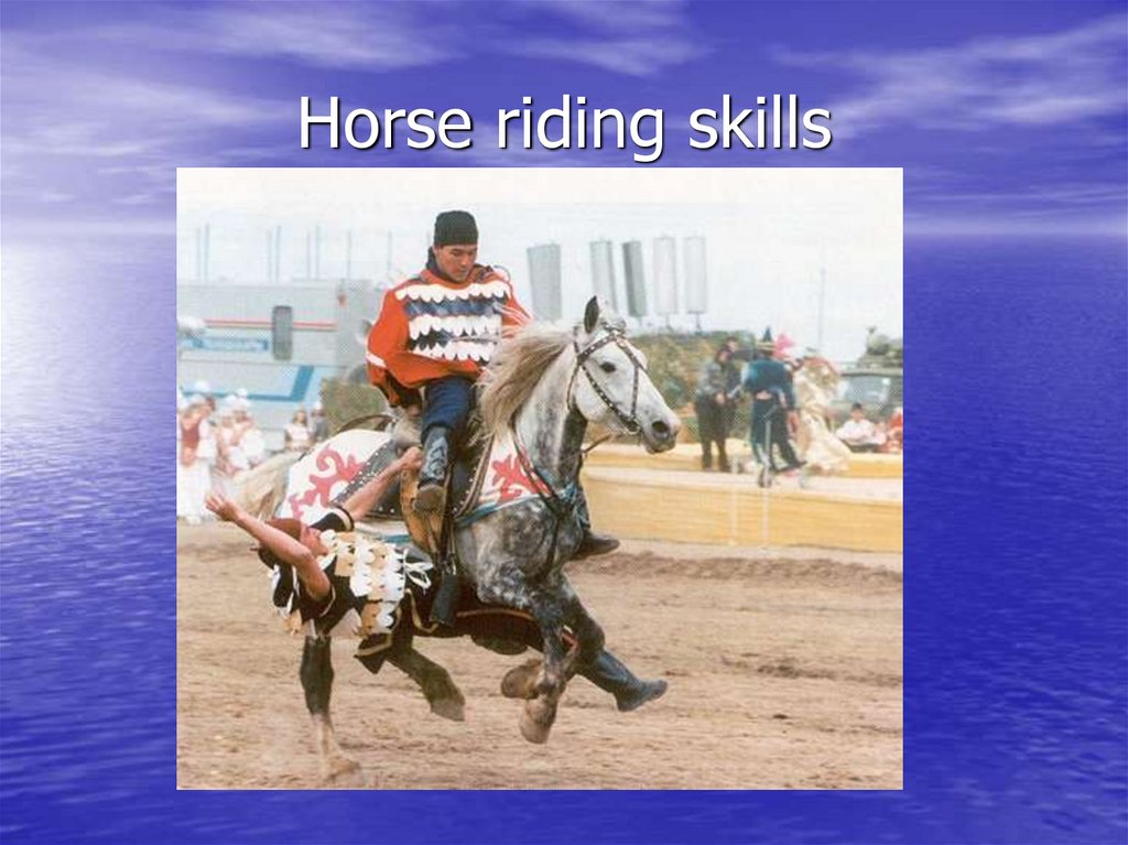 Horse riding skills