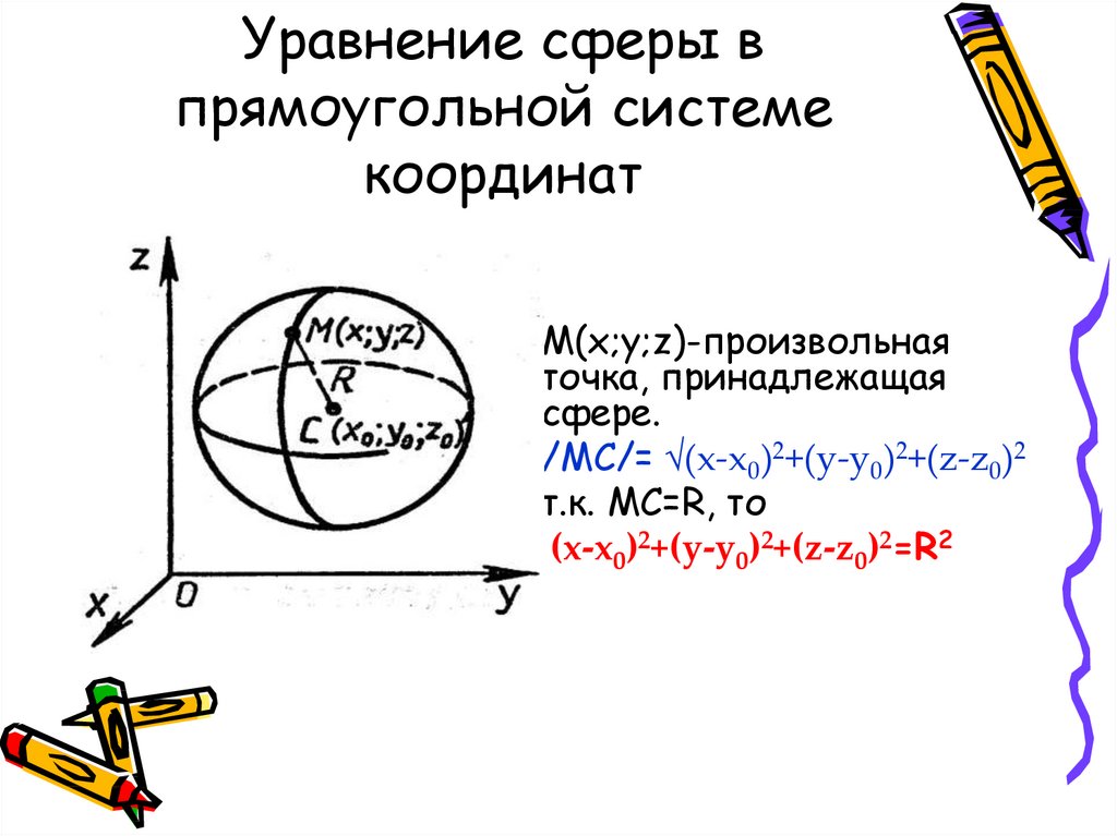 4 уравнение сферы. Выведение уравнения сферы. Вывод уравнения сферы. Уравнение сферы формула. Уравнение сферы в прямоугольной системе координат.