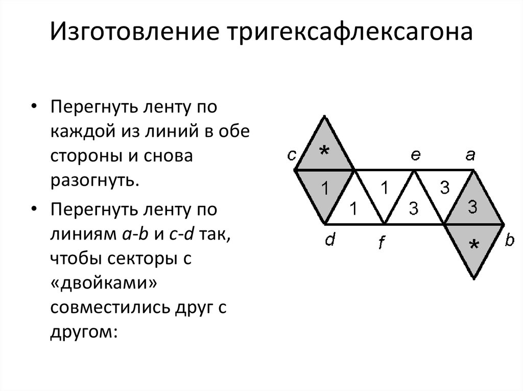 Флексагоны проект по математике