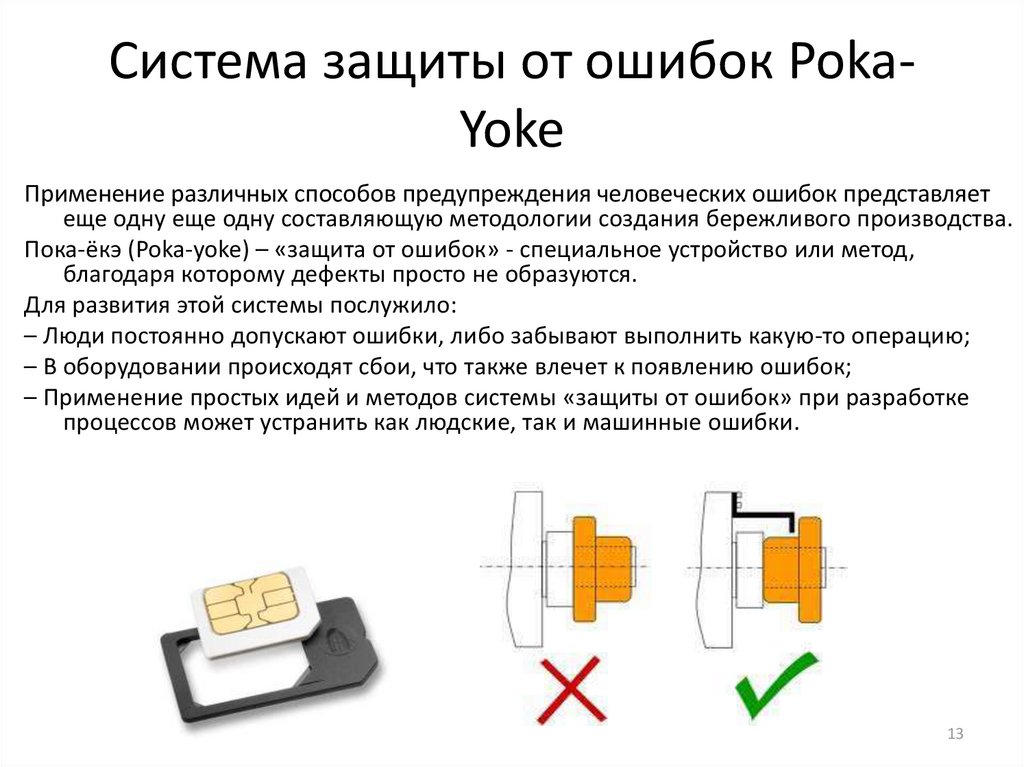 Система защиты от ошибок Poka-Yoke