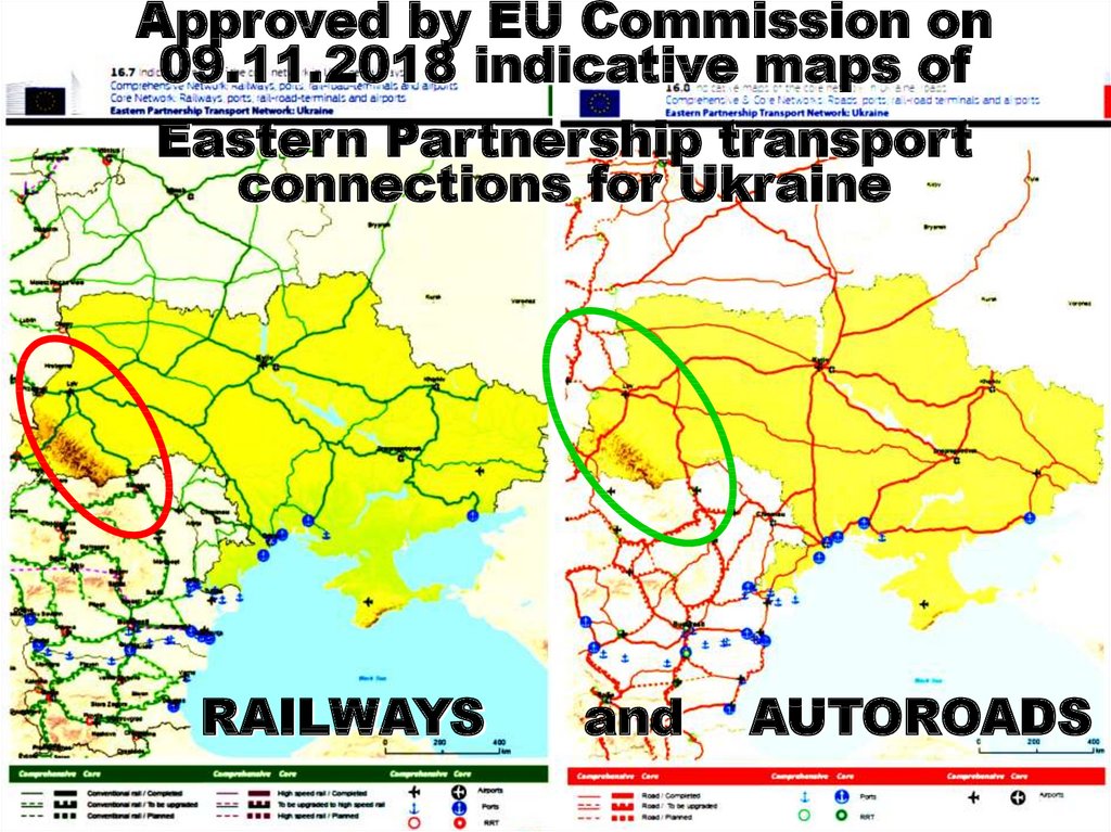 Indicative maps of Eastern Partnership transport connections for ...