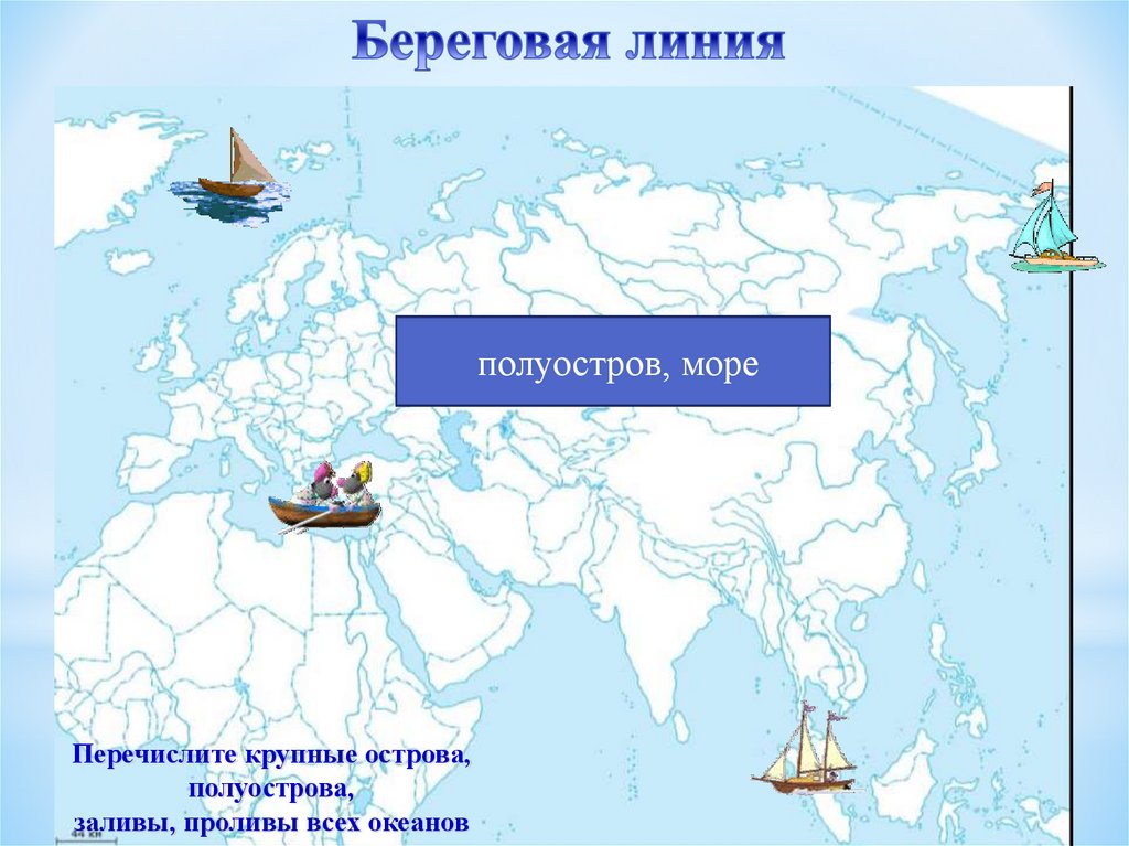 Наибольшие моря евразии
