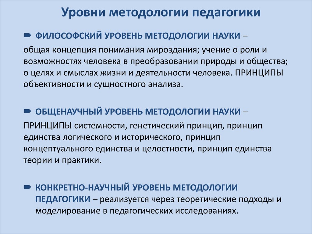 Презентация методология педагогической науки