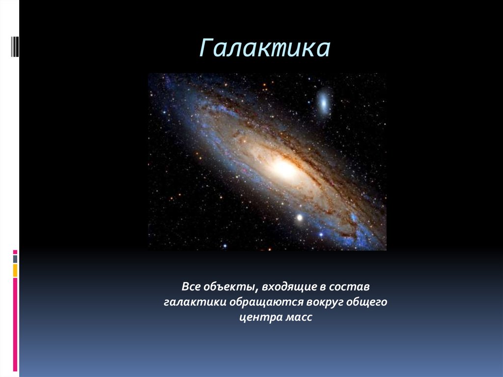 Состав и структура галактики презентация