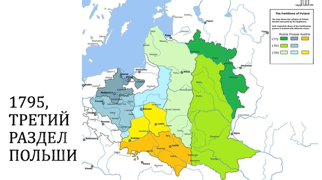 1795, третий раздел Польши