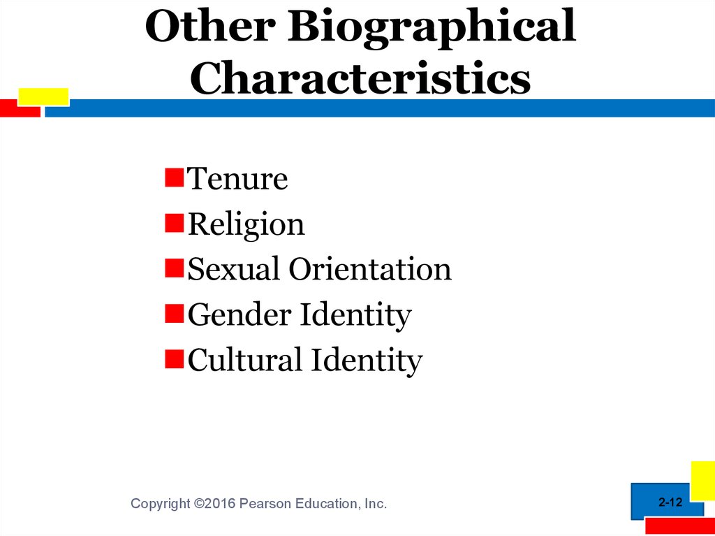 Other Biographical Characteristics