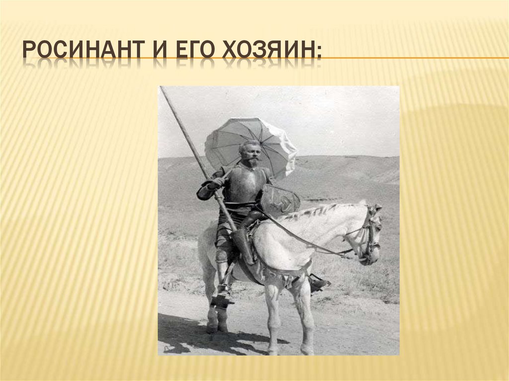 Как звали дон кихота. Имя коня Дон Кихота Ламанчского. Росинант в его лучшие годы 6 букв. Дон Кихот мальчик и его хозяин. Значение имени Росинант.