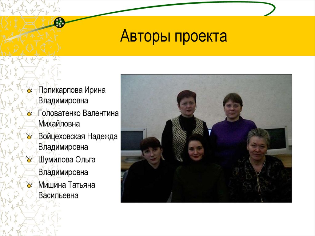 Авторы проекта