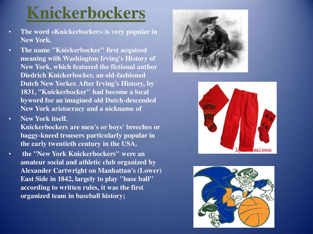 Knickerbockers