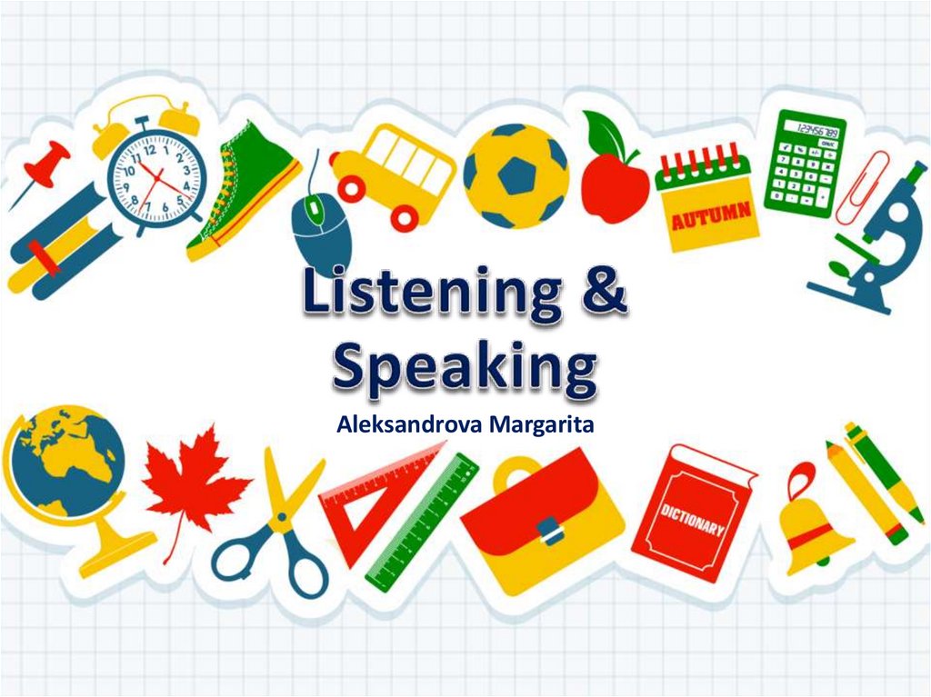 english speaking and listening presentation ideas