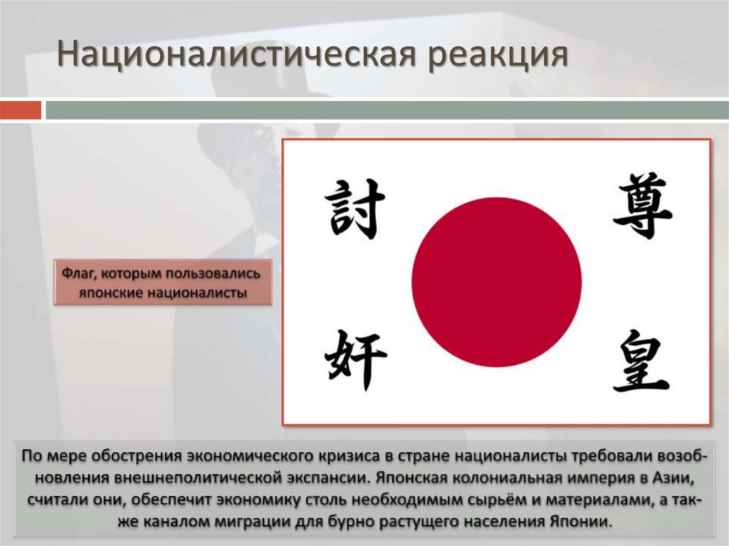 Реакция японцев. Японский национализм. Националистическая партия Японии. Партия японских националистов. Японский националистический флаг.