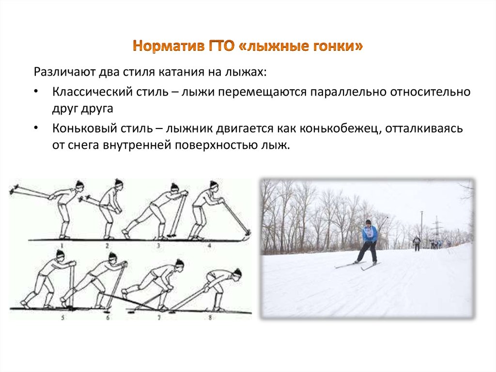 Норматив ГТО «лыжные гонки»