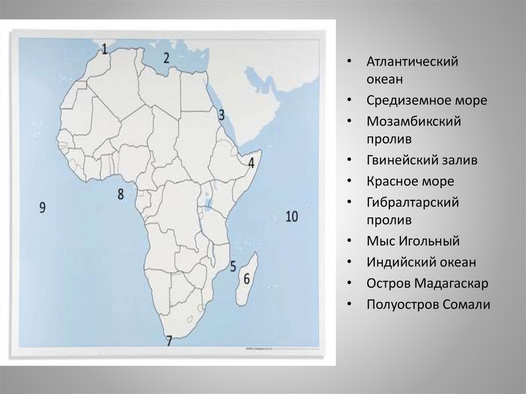 Средиземное море на карте африки контурная карта