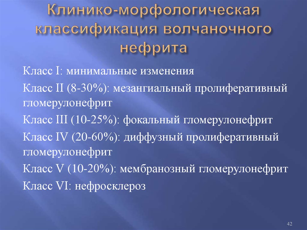 Волчаночный нефрит презентация