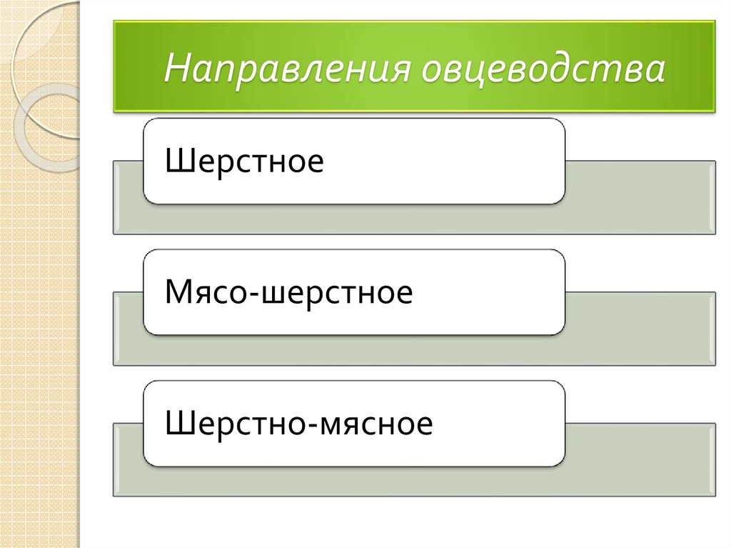 Овцеводство отрасль специализации