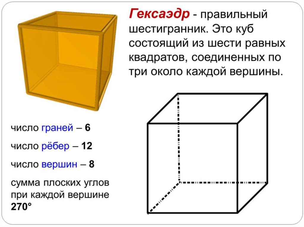 Проект по геометрии куб