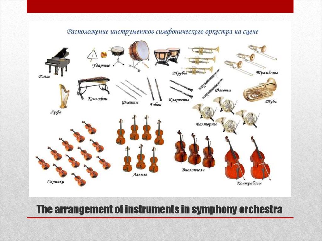 Symphony Orchestra Instruments