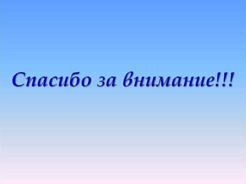 Спасибо за внимание!!!