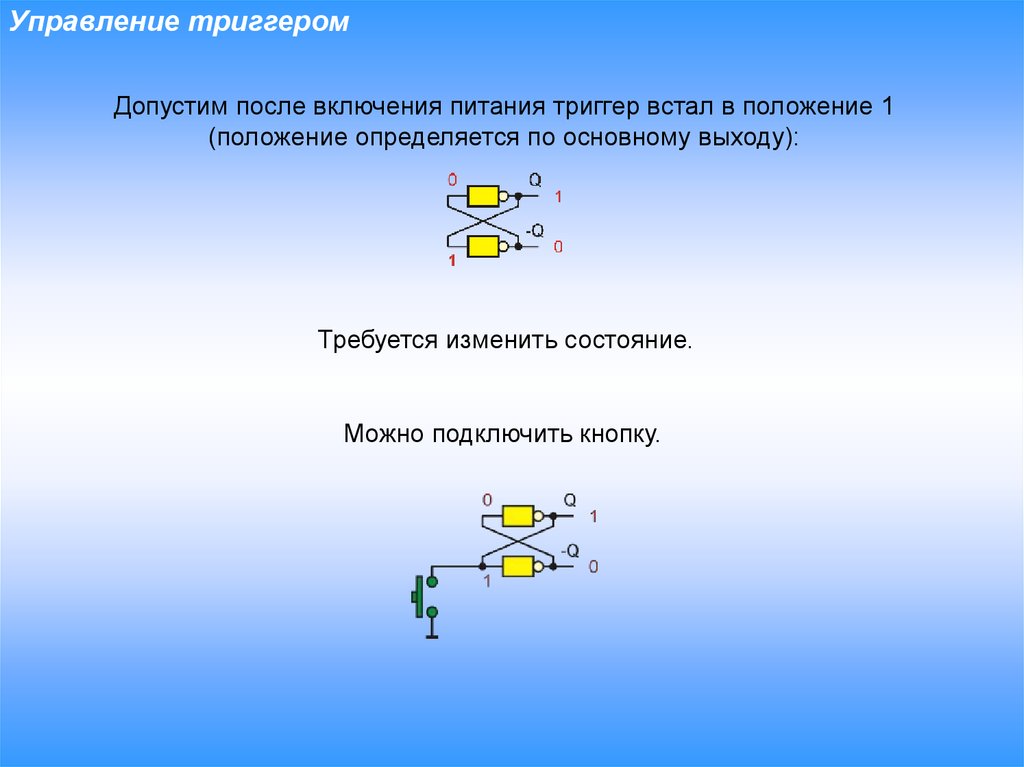 Презентация с триггерами