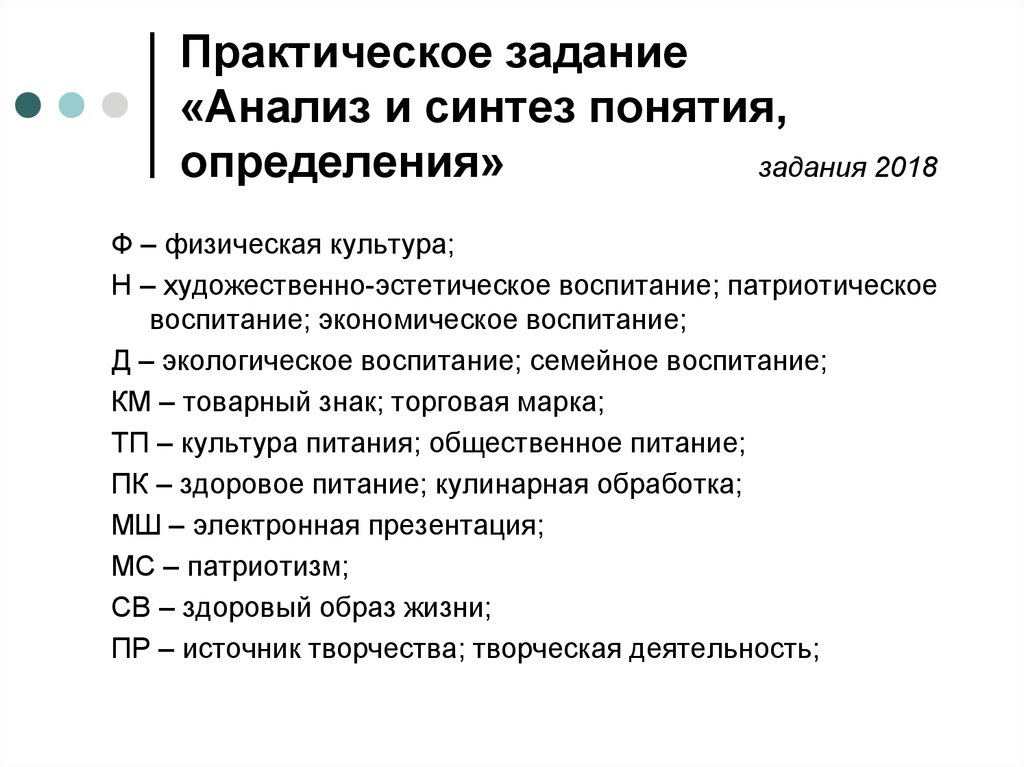 Метод анализа и синтеза. Разбор задачи анализом и синтезом. Задания на анализ. Синтезирующая концепция. Задания на анализировать биологии.